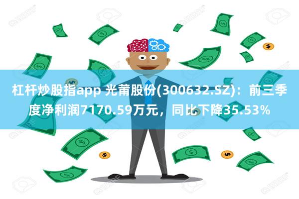 杠杆炒股指app 光莆股份(300632.SZ)：前三季度净利润7170.59万元，同比下降35.53%