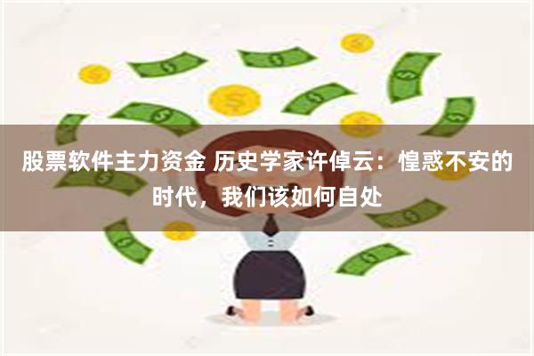 股票软件主力资金 历史学家许倬云：惶惑不安的时代，我们该如何自处